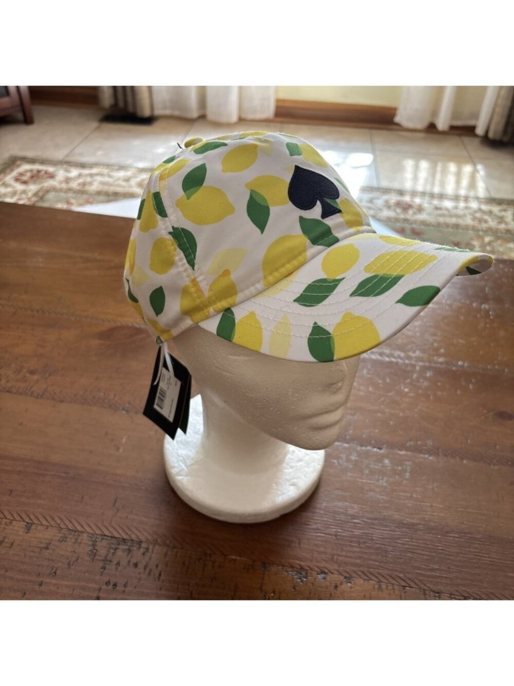 Kate Spade New York Lemon Toss Baseball Cap Hat New! NWT